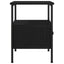Natskab 2 pcs Sort eg 34 x 36 x 50 cm Konstrueret træ