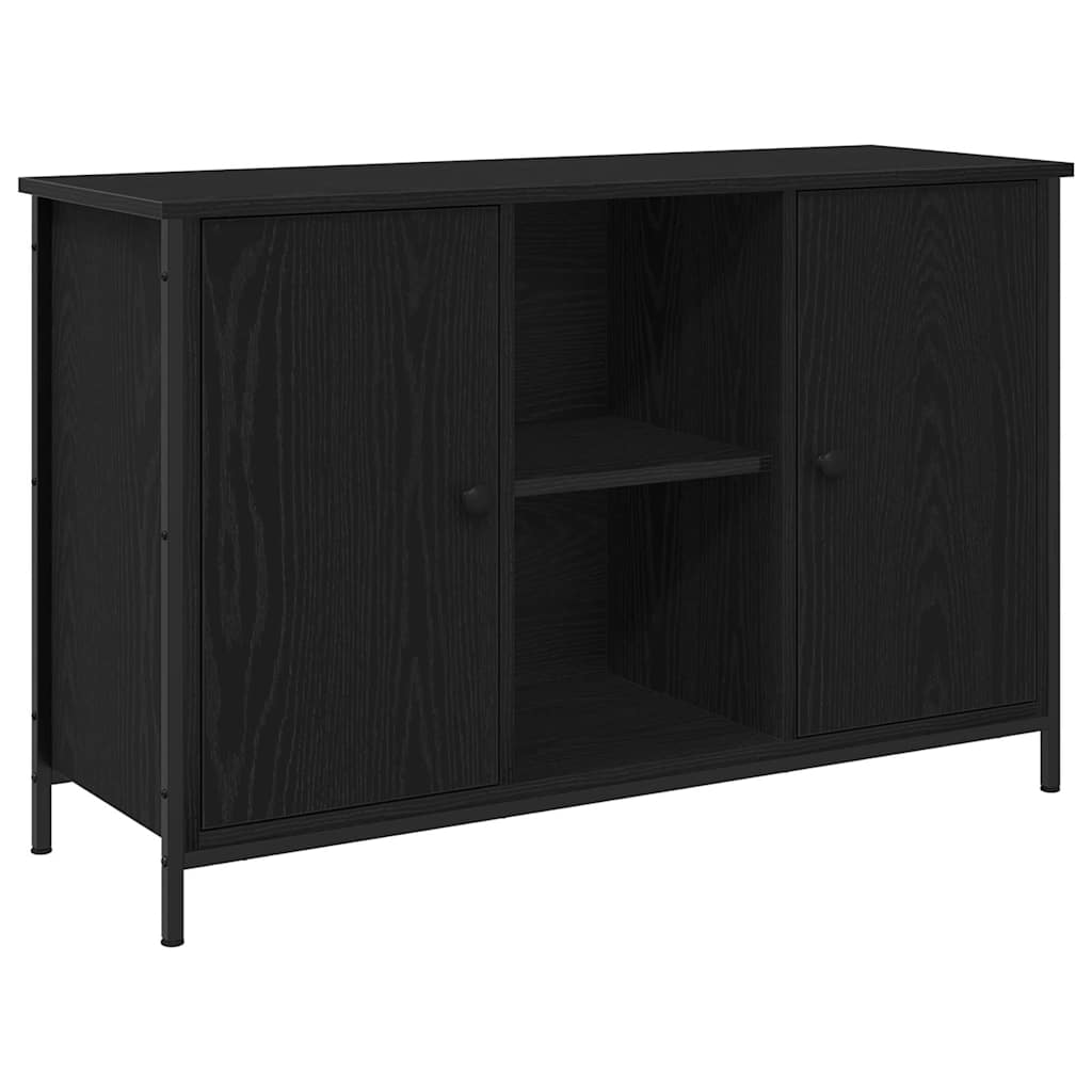 TV-møbelsæt Sort eg 101 x 35 x 65 cm Konstrueret træ