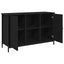 TV-møbelsæt Sort eg 101 x 35 x 65 cm Konstrueret træ
