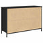 TV-møbelsæt Sort eg 101 x 35 x 65 cm Konstrueret træ