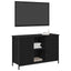 TV-møbelsæt Sort eg 101 x 35 x 65 cm Konstrueret træ