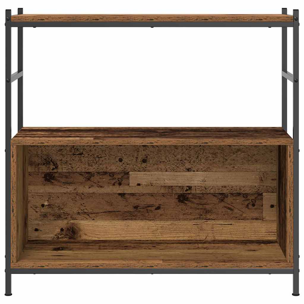 Bogreol Røget eg 80 x 30 x 78,5 cm Konstrueret træ