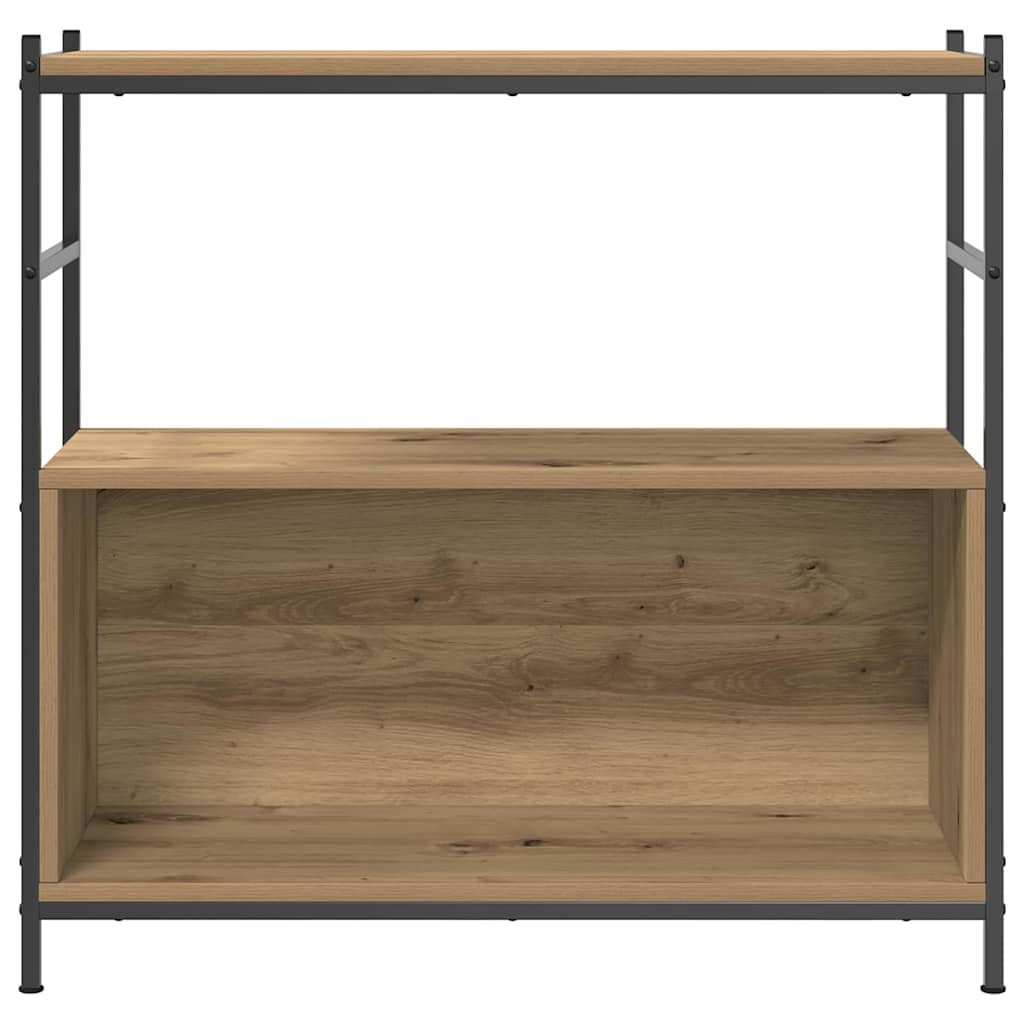 Bogreol 80 x 30 x 78,5 cm Konstrueret træ Artisan Egetræ