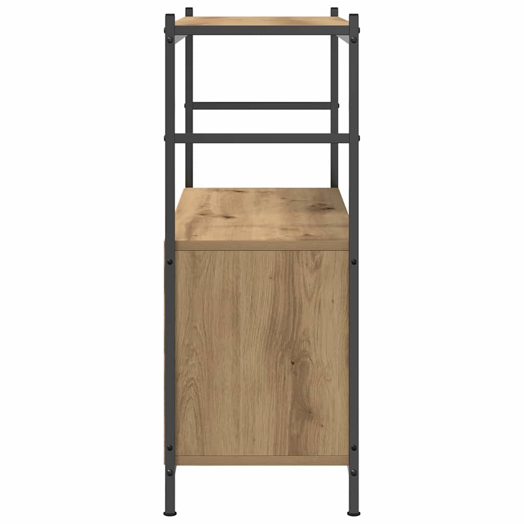 Bogreol 80 x 30 x 78,5 cm Konstrueret træ Artisan Egetræ