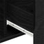 Sideboard med skuffe Sort eg 101,5 x 35 x 70 cm Konstrueret træ