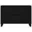 Sideboard med skuffe Sort eg 101,5 x 35 x 70 cm Konstrueret træ