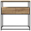 Konsolbord Artisan Egetræ 75 x 40 x 75 cm Konstrueret træ