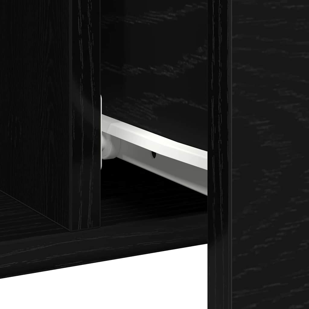 Sideboard Sort eg 100 x 36 x 60 cm Konstrueret træ