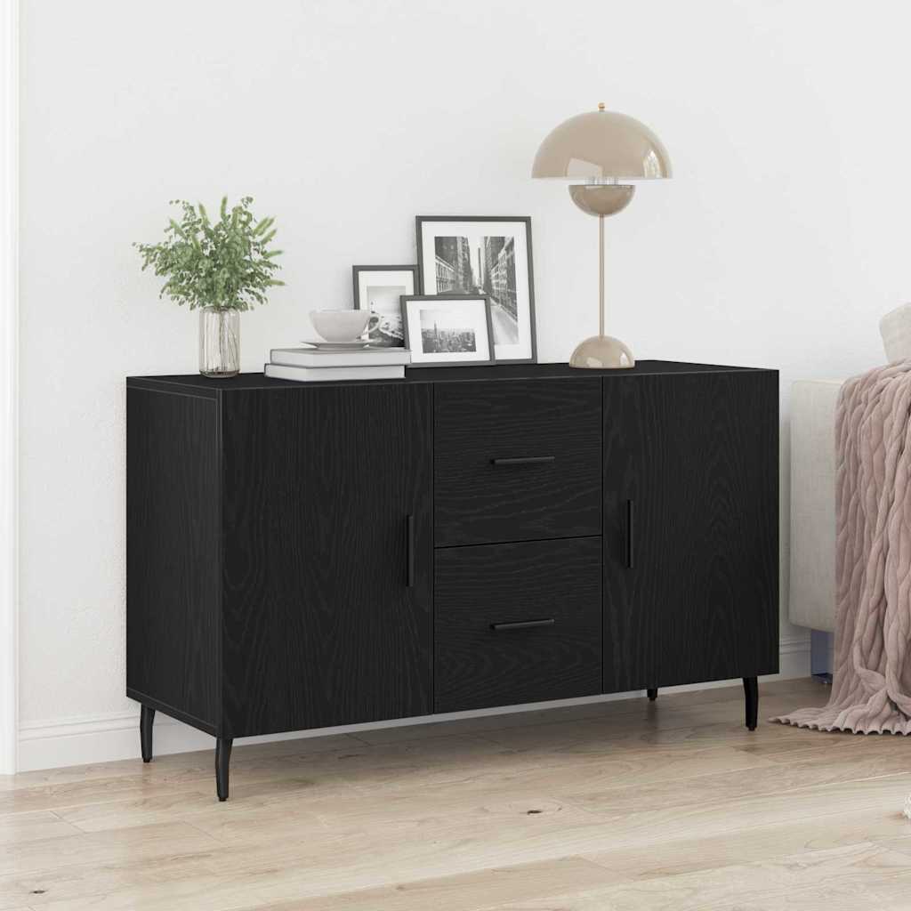 Sideboard Sort eg 100 x 36 x 60 cm Konstrueret træ