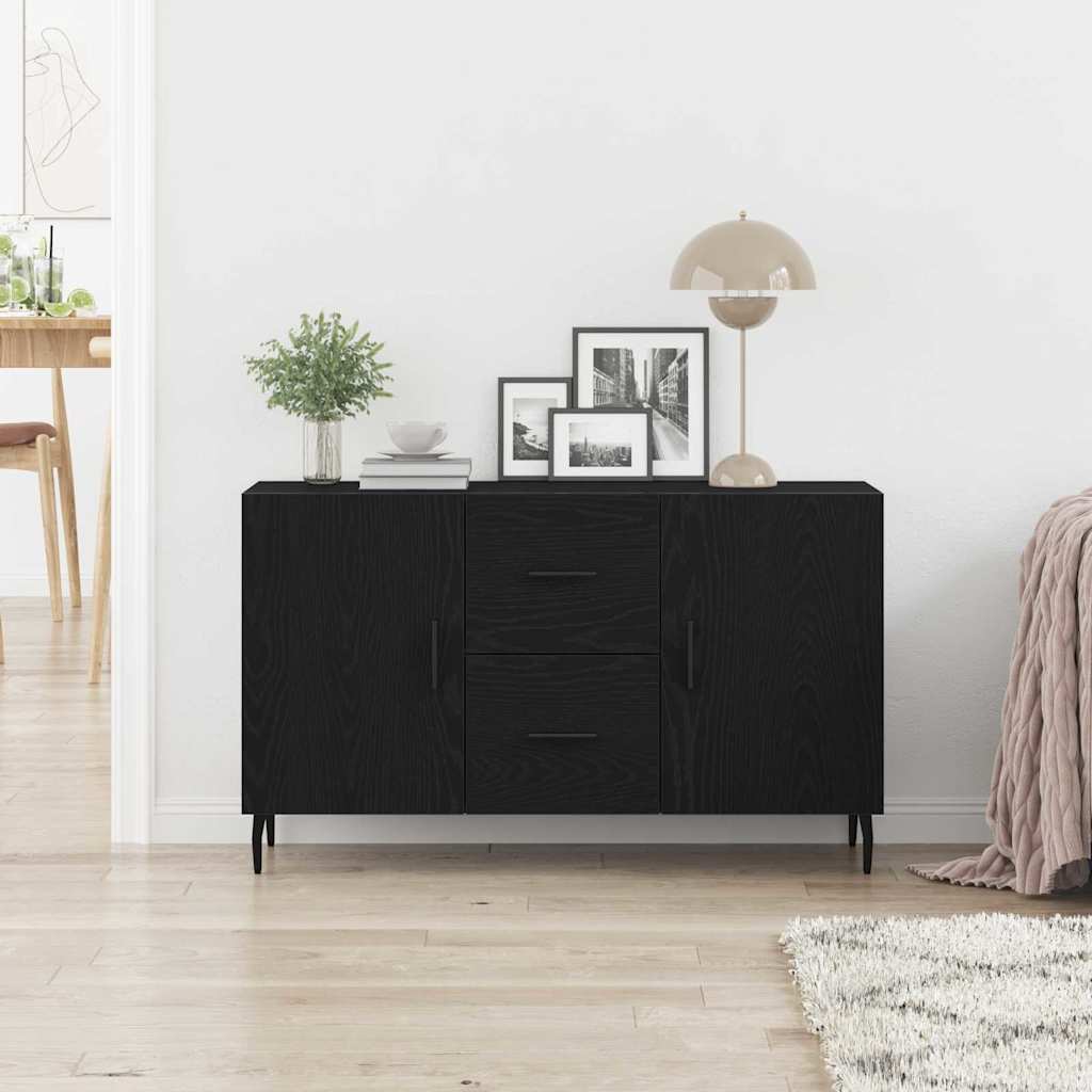 Sideboard Sort eg 100 x 36 x 60 cm Konstrueret træ