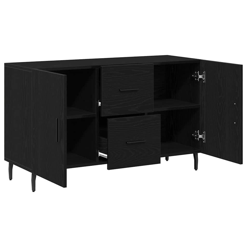 Sideboard Sort eg 100 x 36 x 60 cm Konstrueret træ