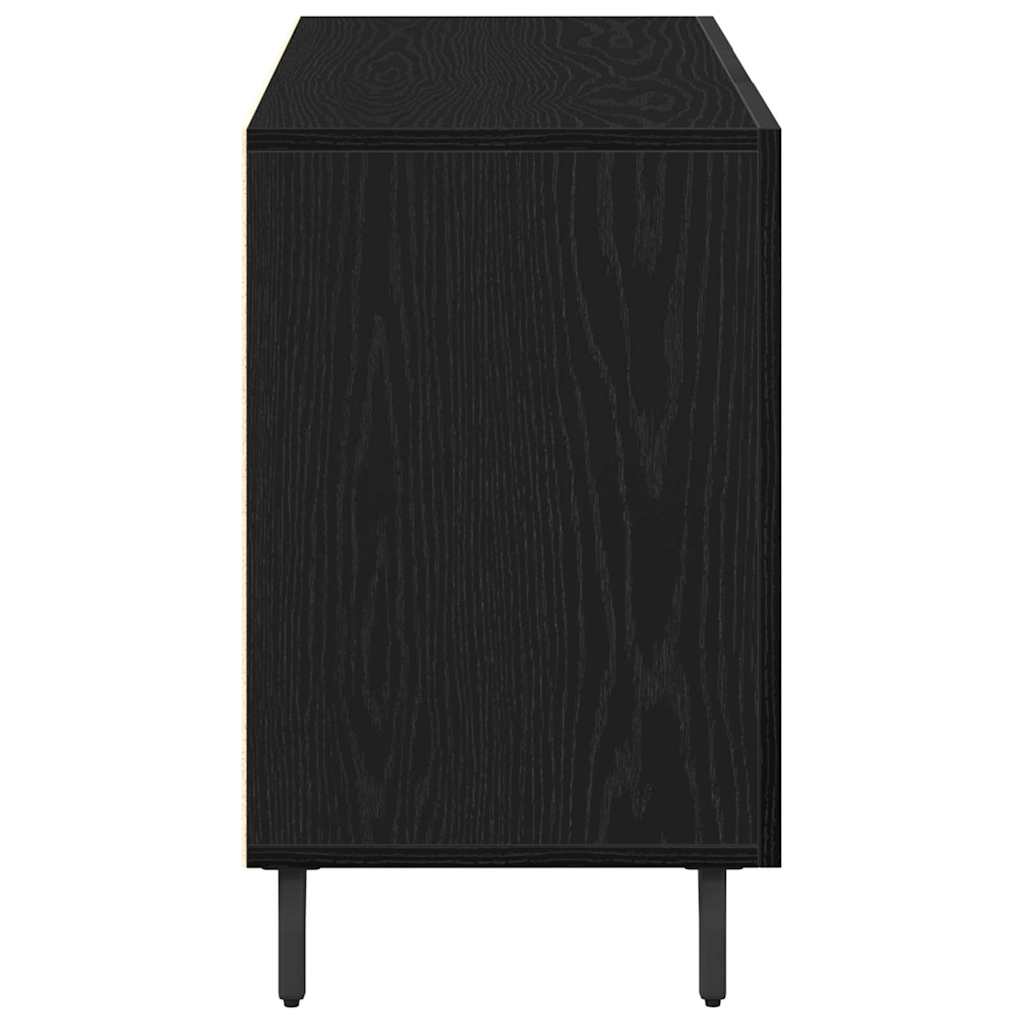 Sideboard Sort eg 100 x 36 x 60 cm Konstrueret træ