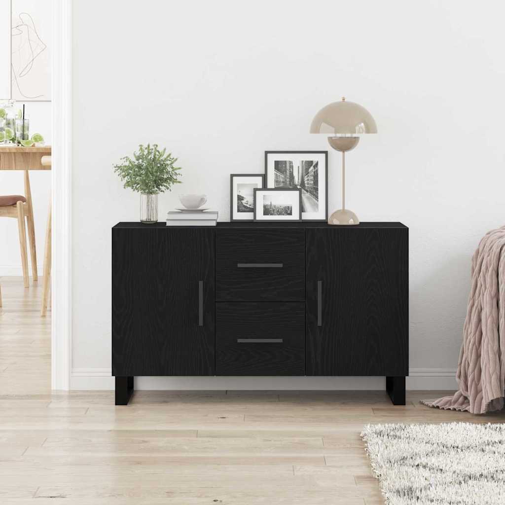 Sideboard Sort eg 100 x 36 x 60 cm Konstrueret træ