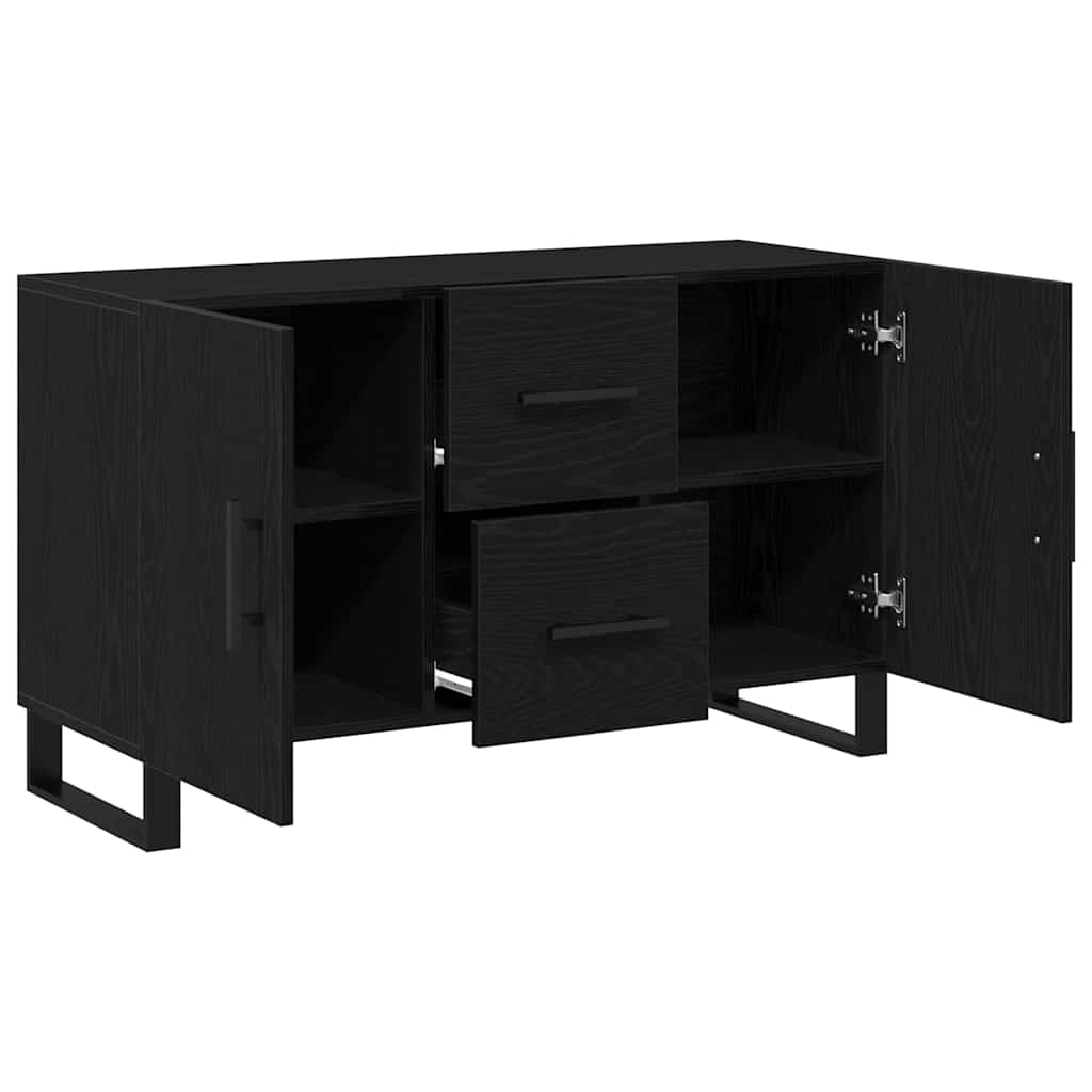 Sideboard Sort eg 100 x 36 x 60 cm Konstrueret træ