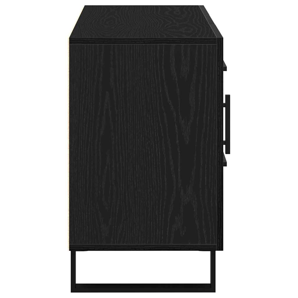 Sideboard Sort eg 100 x 36 x 60 cm Konstrueret træ