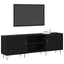 TV-møbelsæt Sort eg 150 x 30 x 50 cm Konstrueret træ