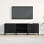 TV-møbelsæt Sort eg 150 x 30 x 50 cm Konstrueret træ