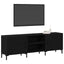 TV-møbelsæt Sort eg 150 x 30 x 50 cm Konstrueret træ