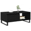 Sofabord Sort eg 90 x 50 x 36,5 cm Konstrueret træ