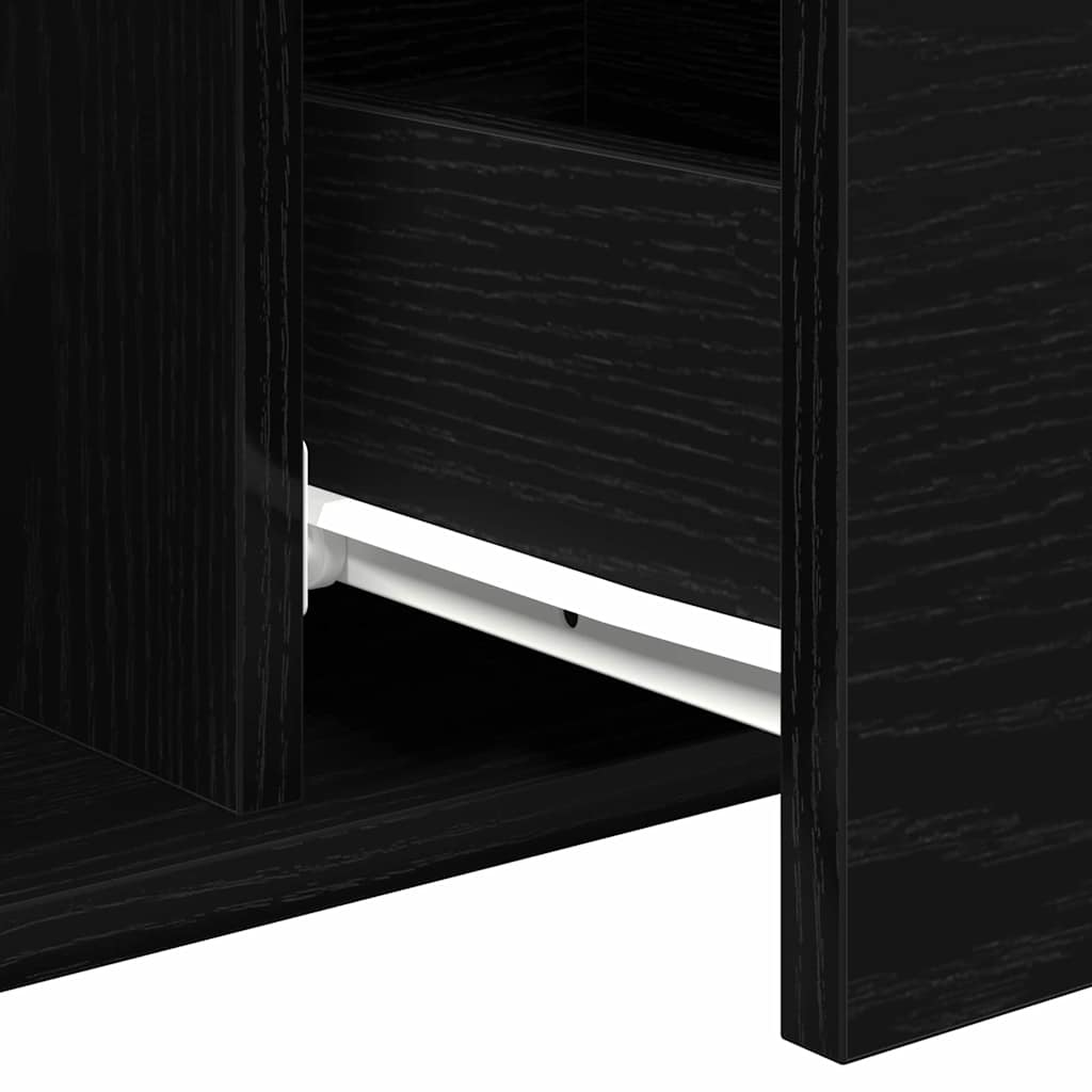 Sofabord Sort eg 90 x 50 x 36.5 cm Konstrueret træ