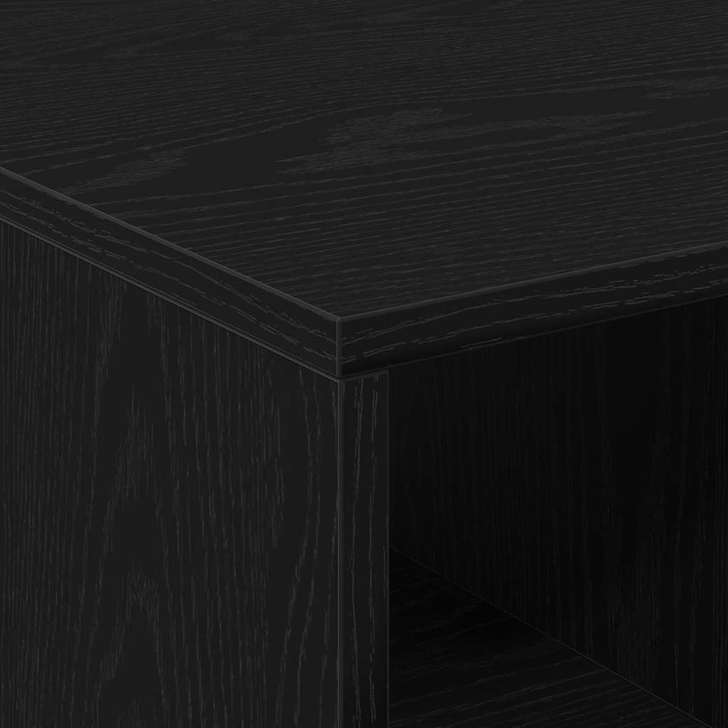 Sofabord Sort eg 90 x 50 x 36.5 cm Konstrueret træ