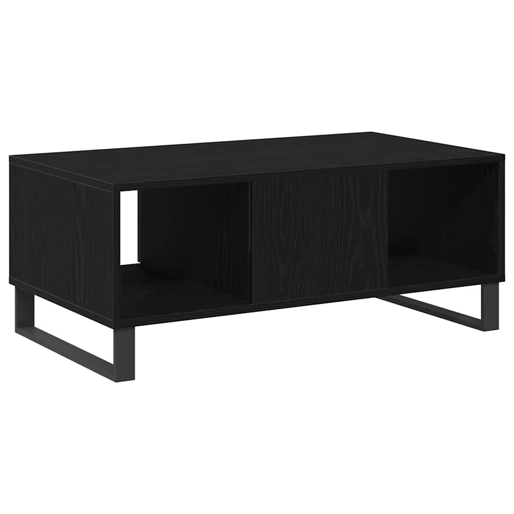 Sofabord Sort eg 90 x 50 x 36.5 cm Konstrueret træ