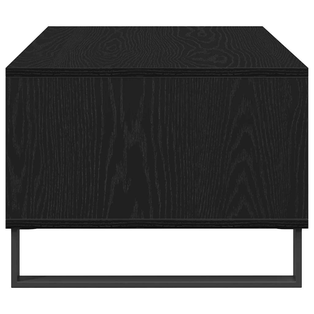 Sofabord Sort eg 90 x 50 x 36.5 cm Konstrueret træ