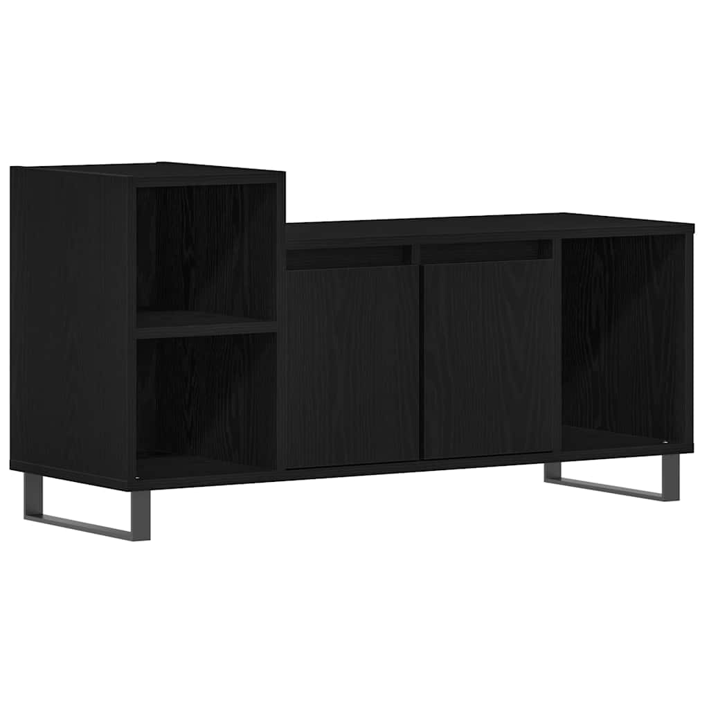 TV-møbelsæt Sort eg 100 x 35 x 55 cm Konstrueret træ