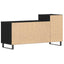 TV-møbelsæt Sort eg 100 x 35 x 55 cm Konstrueret træ