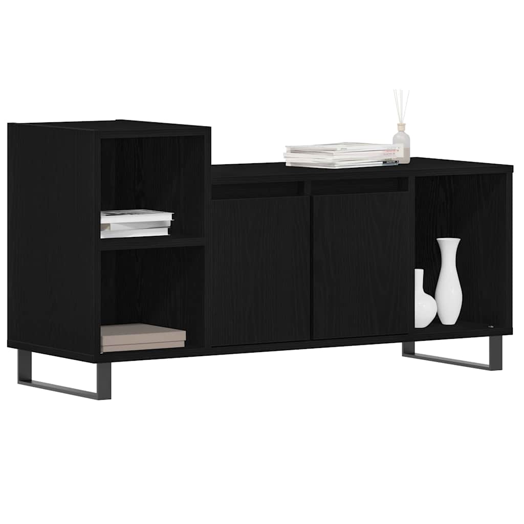 TV-møbelsæt Sort eg 100 x 35 x 55 cm Konstrueret træ