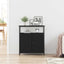 Sideboard Sort eg 70 x 30 x 80 cm Konstrueret træ