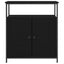 Sideboard Sort eg 70 x 30 x 80 cm Konstrueret træ
