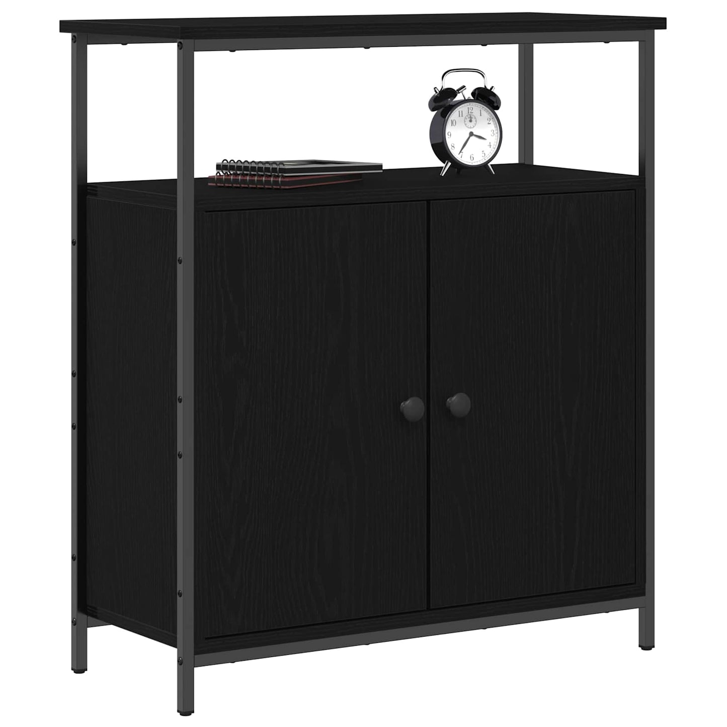 Sideboard Sort eg 70 x 30 x 80 cm Konstrueret træ
