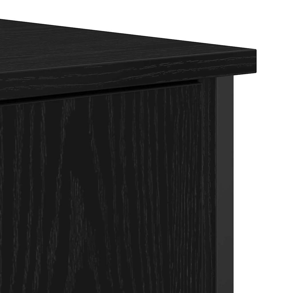 Sideboard Sort eg 70 x 30 x 80 cm Konstrueret træ