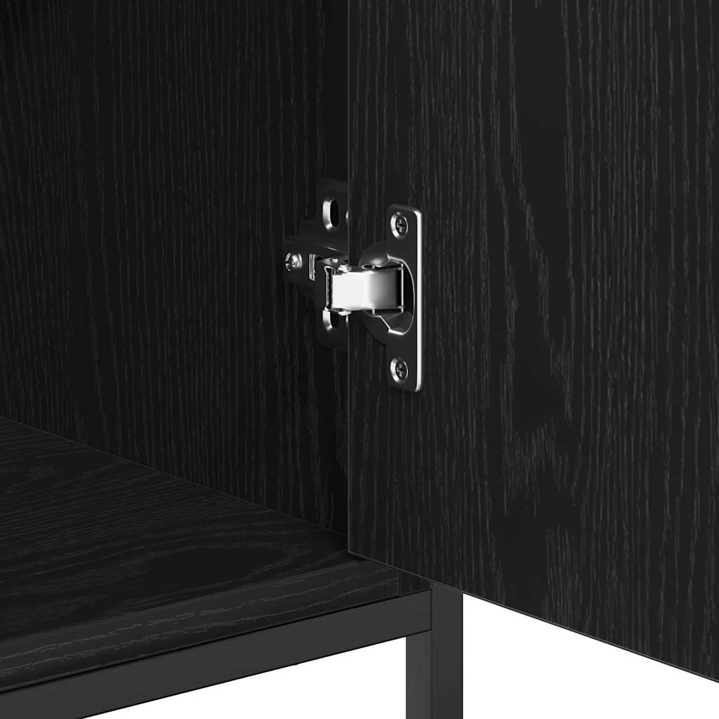 Sideboard Sort eg 70 x 30 x 80 cm Konstrueret træ