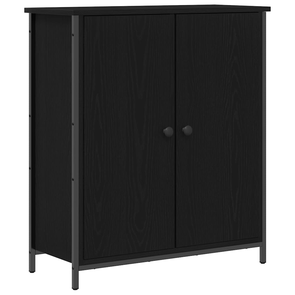 Sideboard Sort eg 70 x 30 x 80 cm Konstrueret træ
