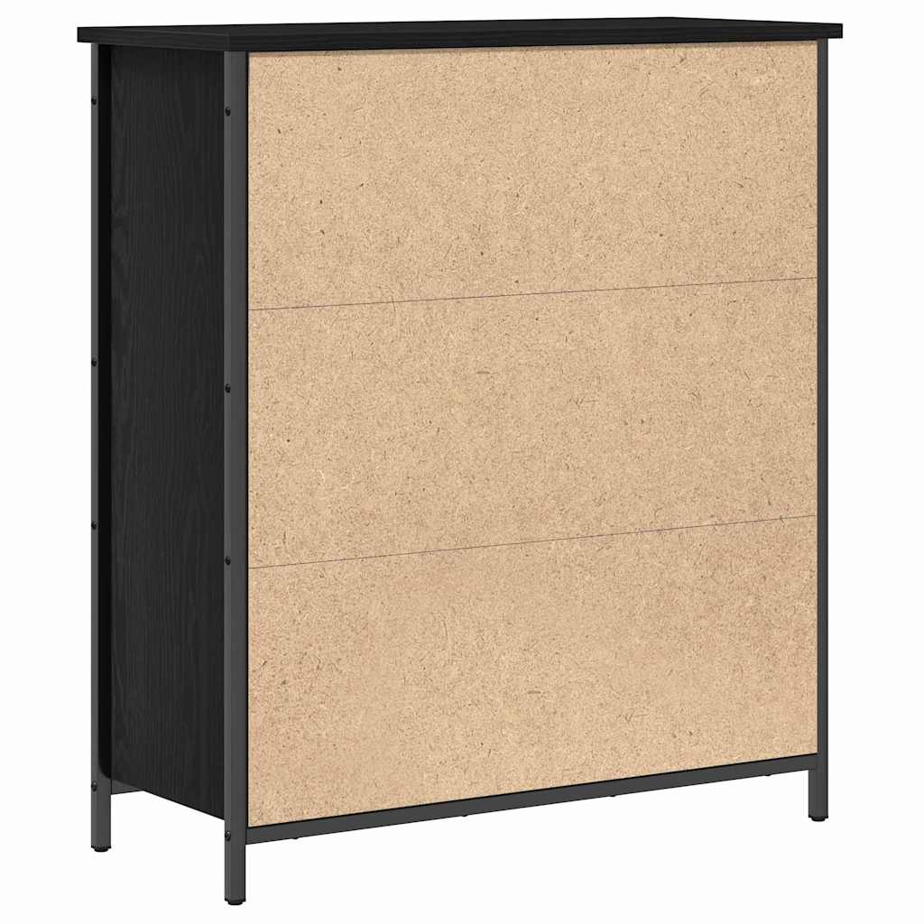 Sideboard Sort eg 70 x 30 x 80 cm Konstrueret træ
