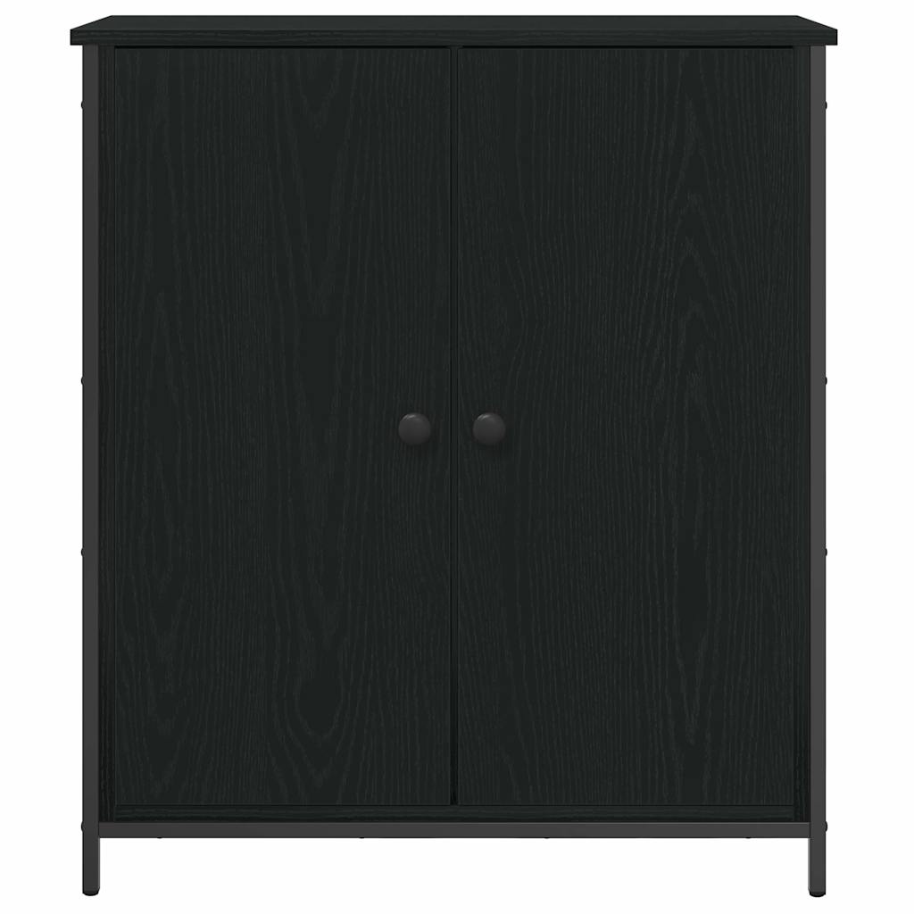 Sideboard Sort eg 70 x 30 x 80 cm Konstrueret træ