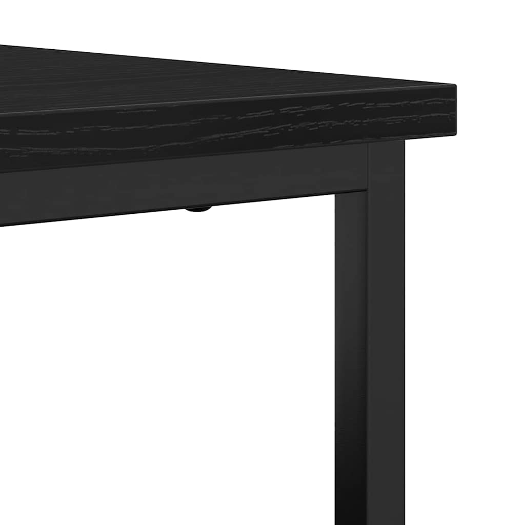Sideboard Sort eg 100 x 35 x 80 cm Konstrueret træ