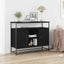 Sideboard Sort eg 100 x 35 x 80 cm Konstrueret træ