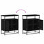 Sideboard Sort eg 69 x 35 x 80 cm Konstrueret træ
