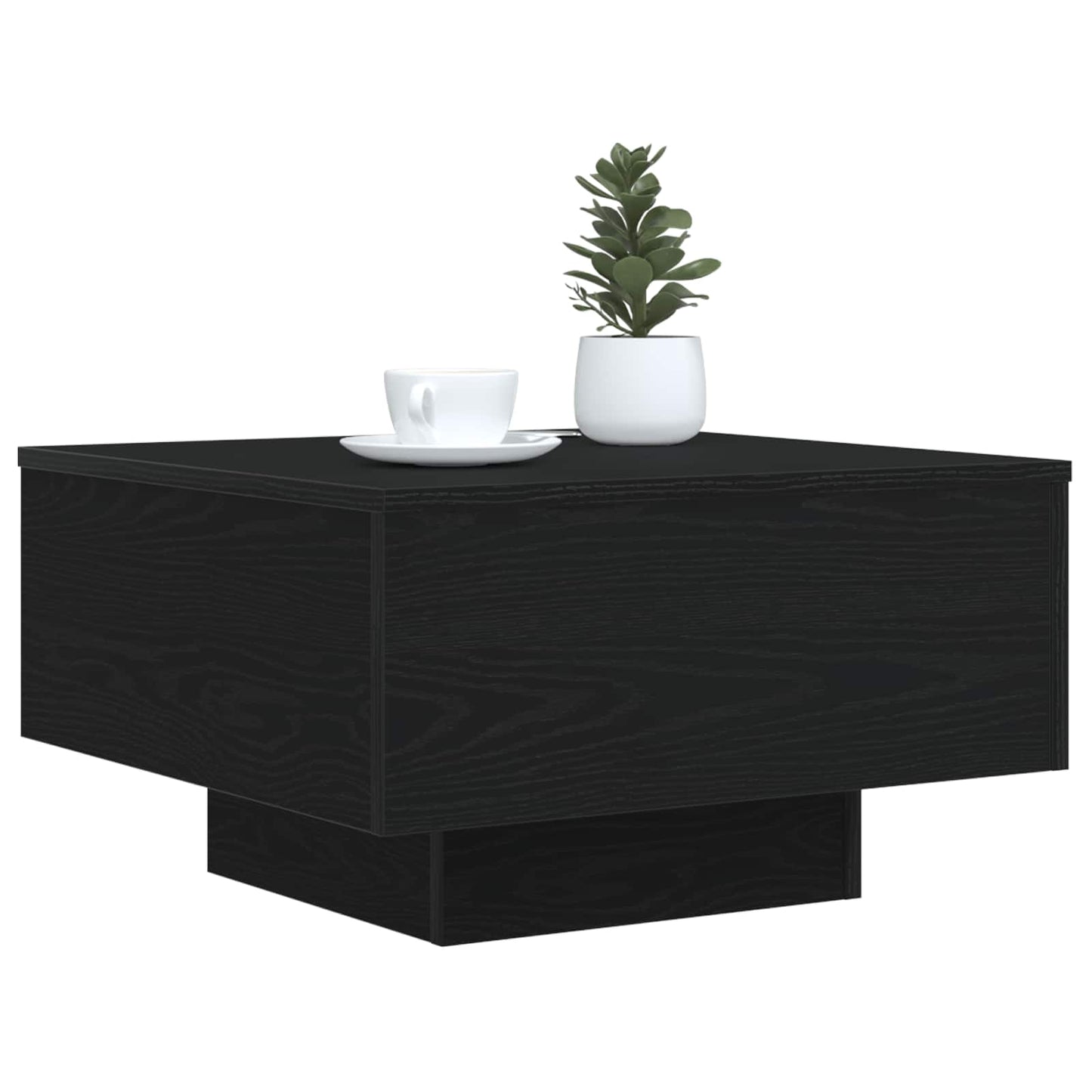 Sofabord Sort eg 55 x 55 x 31 cm Konstrueret træ