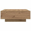 Sofabord Artisan Egetræ 80 x 80 x 31 cm Konstrueret træ