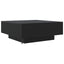 Sofabord Sort eg 80 x 80 x 31 cm Konstrueret træ