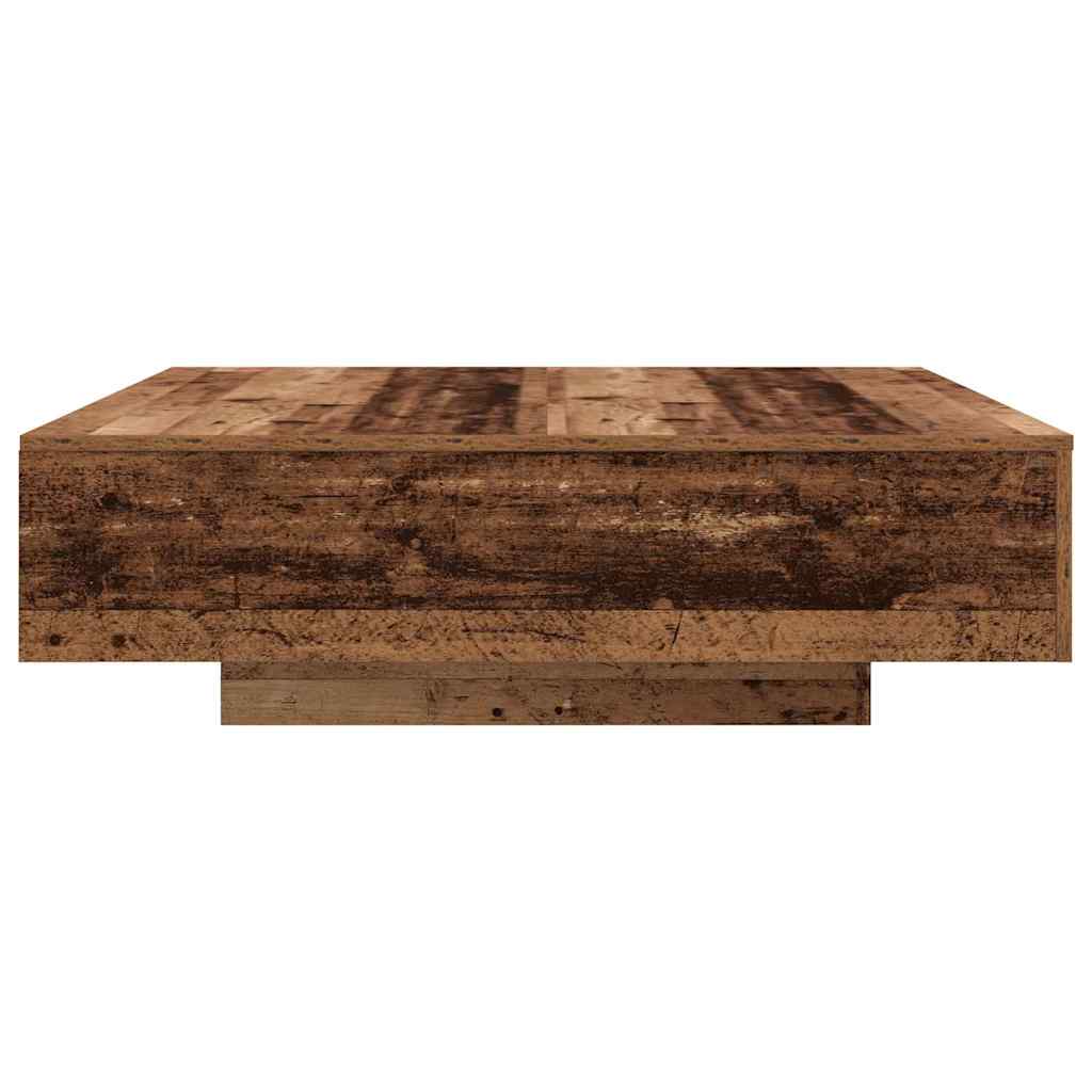 Sofabord Gammelt træ 100 x 100 x 31 cm Konstrueret træ