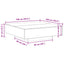 Sofabord Sort eg 100 x 100 x 31 cm Konstrueret træ