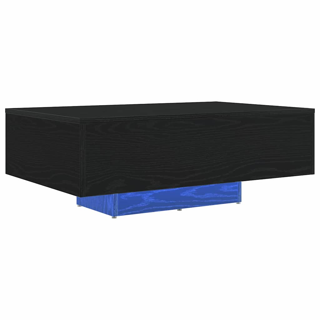 Sofabord Sort eg 85 x 55 x 31 cm Konstrueret træ