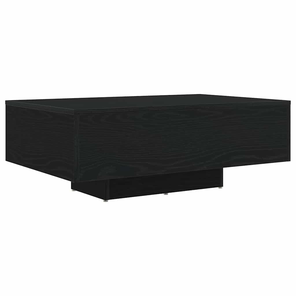 Sofabord Sort eg 85 x 55 x 31 cm Konstrueret træ