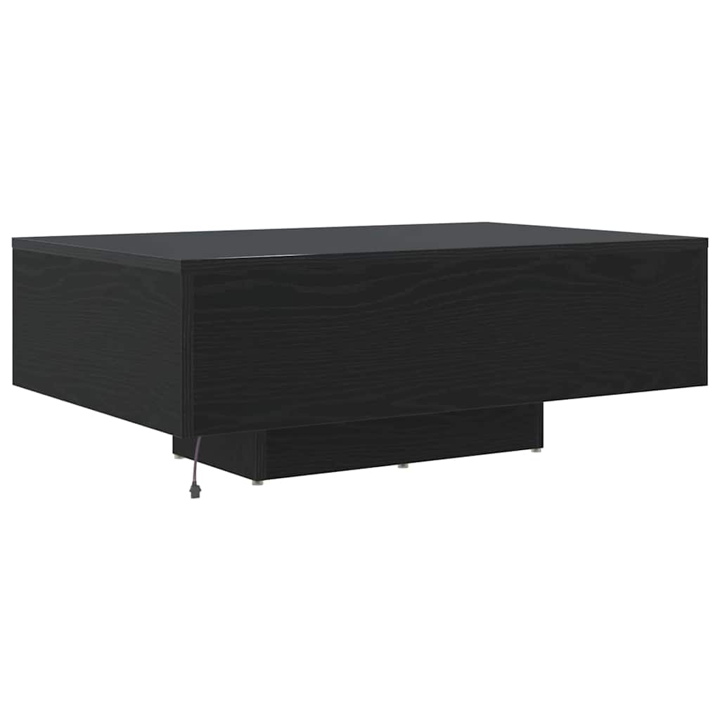 Sofabord Sort eg 85 x 55 x 31 cm Konstrueret træ