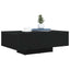 Sofabord Sort eg 85 x 55 x 31 cm Konstrueret træ